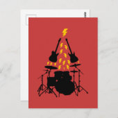 Tarjeta de navidad para músicos Tarjeta de Navidad ポストカード (正面/裏面)