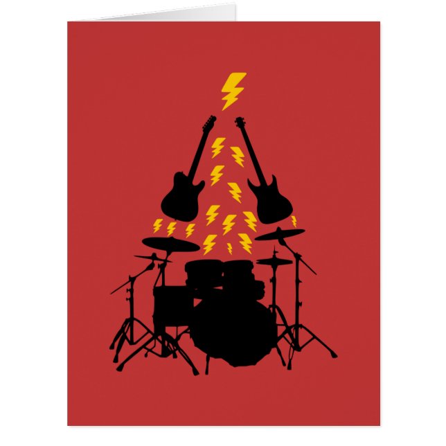 Tarjeta de navidad para musicos Tarjta de Navidad (正面)