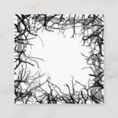 "tarjeta de negocios personalizada  con animal" スクエア名刺 (裏面)