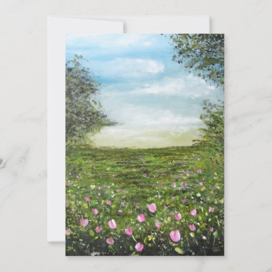 Tarjeta de paisaje 招待状 (正面)