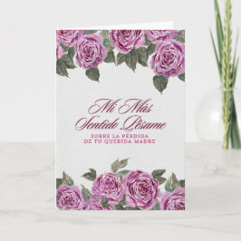 Tarjeta de Pésame por la Pérdida de una Madre カード