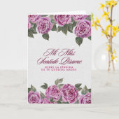 Tarjeta de Pésame por la Pérdida de una Madre カード (黄色い花)