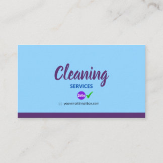 Tarjeta De Presentación Cleaning_Bubble Business C コーリングカード