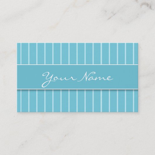 Tarjeta de Presentación - Líneas Azules 名刺 (正面)