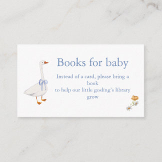 Tarjeta De Recepción baby gosling books for baby エンクロージャーカード