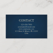 Tarjeta de visita 名刺 (裏面)
