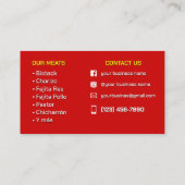 Tarjeta de visita 名刺 (裏面)