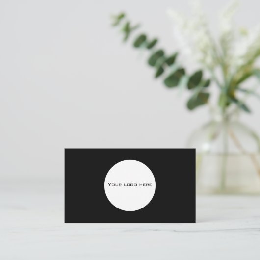 Tarjeta De Visita Add your custom logo circle prof 名刺 (スタンド正面)