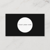 Tarjeta De Visita Add your custom logo circle prof 名刺 (正面)