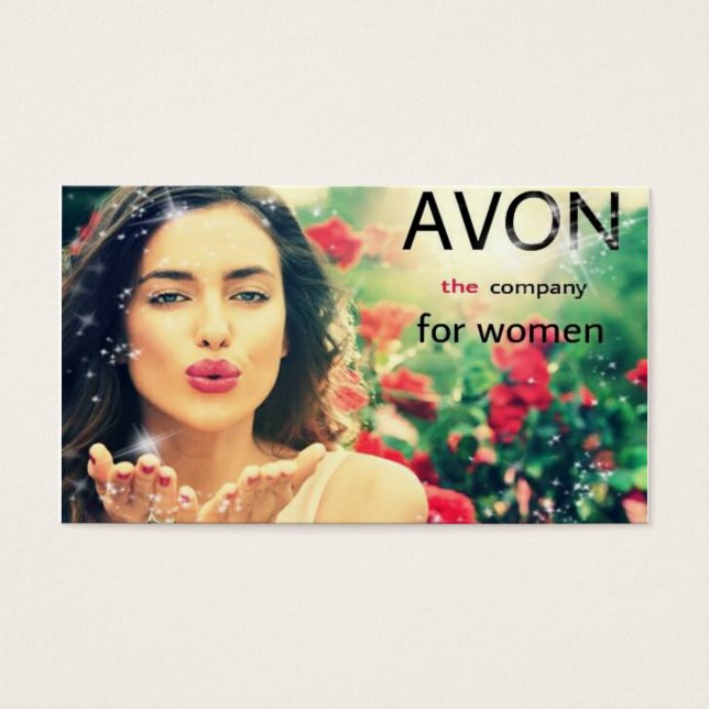 Tarjeta de visita, AVON. (正面)
