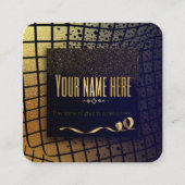 TARJETA DE VISITA business dorada スクエア名刺 (正面)