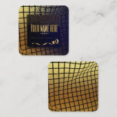 TARJETA DE VISITA business dorada スクエア名刺 (正面/裏面)