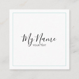 Tarjeta de visita cuadrado スクエア名刺