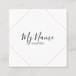 Tarjeta de visita cuadrado スクエア名刺