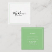 Tarjeta de visita cuadrado スクエア名刺 (正面/裏面)