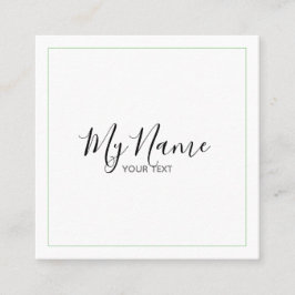 Tarjeta de visita cuadrado スクエア名刺