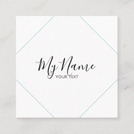 Tarjeta de visita cuadrado スクエア名刺