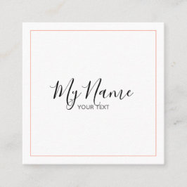 Tarjeta de visita cuadrado スクエア名刺