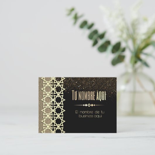 tarjeta de visita de negocios para personalizar 名刺 (スタンド正面)