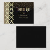 tarjeta de visita de negocios para personalizar 名刺 (正面/裏面)