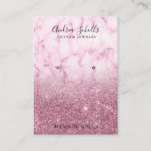 Tarjeta De Visita  Elegant Gold Glitter Marble Mod 名刺 (正面)