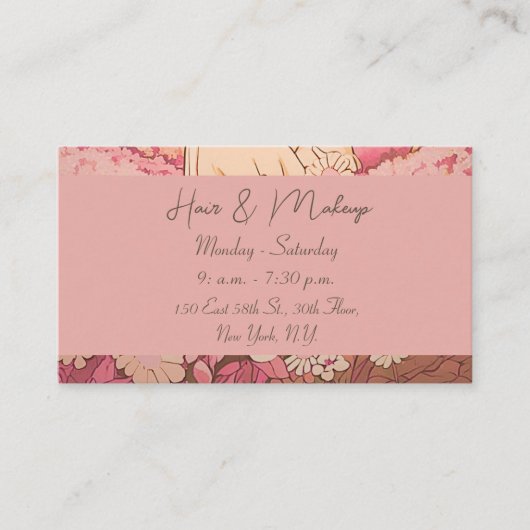 tarjeta de visita elegante  名刺 (正面)