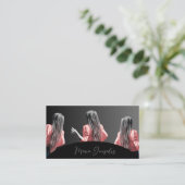 tarjeta de visita elegante  名刺 (スタンド正面)