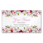 Tarjeta de visita - Floral マグネット名刺 (正面)