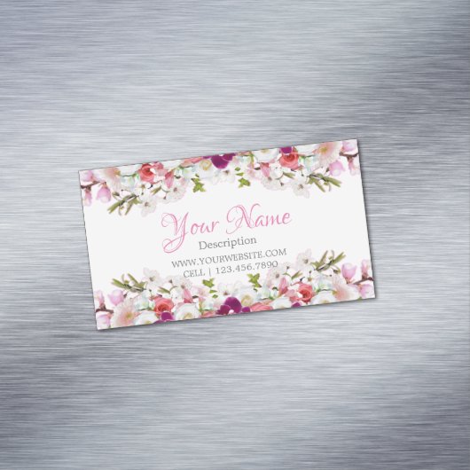 Tarjeta de visita - Floral マグネット名刺 (インサイチュ)