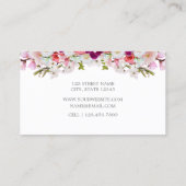 Tarjeta de visita - Floral 名刺 (裏面)