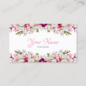 Tarjeta de visita - Floral 名刺 (正面)