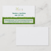Tarjeta de visita Garden_jardín 名刺 (正面/裏面)