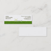 Tarjeta de visita Garden_jardín 76x25mm スキニー名刺 (正面/裏面)