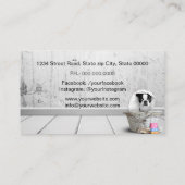 Tarjeta De Visita Mascota Grooming 名刺 (裏面)