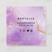 Tarjeta de Visita Moderna コーリングカード (裏面)