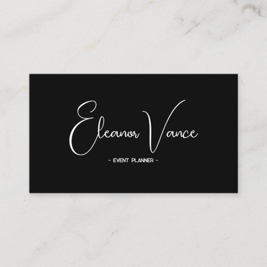 Tarjeta De Visita | Moderno y elegante  名刺 (正面)