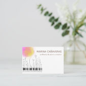 Tarjeta de visita música 名刺 (スタンド正面)