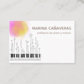 Tarjeta de visita música 名刺 (正面)