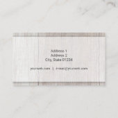 Tarjeta de visita - Natural 05 名刺 (裏面)