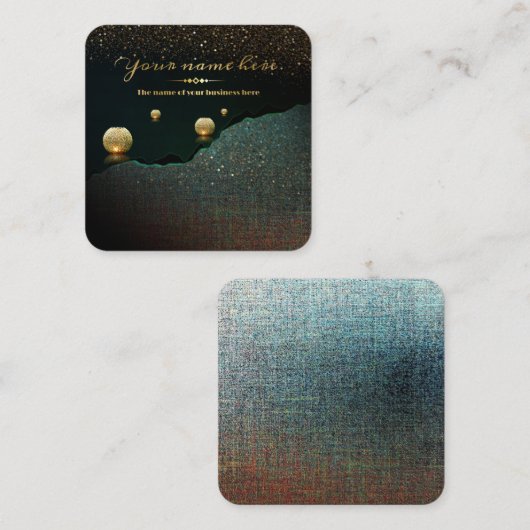 TARJETA DE VISITA negocio スクエア名刺 (正面/裏面)