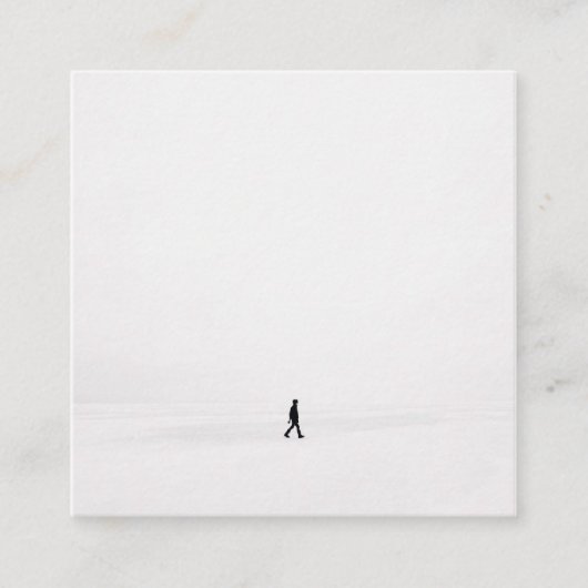 Tarjeta de visita para fotógrafo 6 Cuadrada Foto スクエア名刺 (正面)