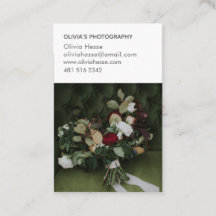 Tarjeta de visita para fotógrafo 7 Foto + Datos