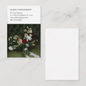 Tarjeta de visita para fotógrafo 7 Foto + Datos 名刺 (正面/裏面)