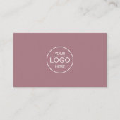 Tarjeta De Visita Professional Pink Add your Logo 名刺 (正面)