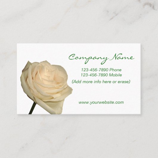 Tarjeta de Visitas - Floral 名刺 (正面)