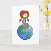 Tarjeta del Mundo カード (黄色い花)