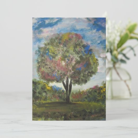 Tarjeta el arbol multicolor 招待状 (スタンド正面)