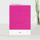 Tarjeta - Feliz Cumpleañosのmiのamor -パラグラフの学部長 カード (裏面)