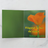 Tarjeta - Feliz Cumpleaños Todasのルクスen色 カード (内部)