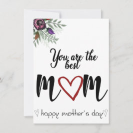 Tarjeta Feliz día de las madres ノートカード